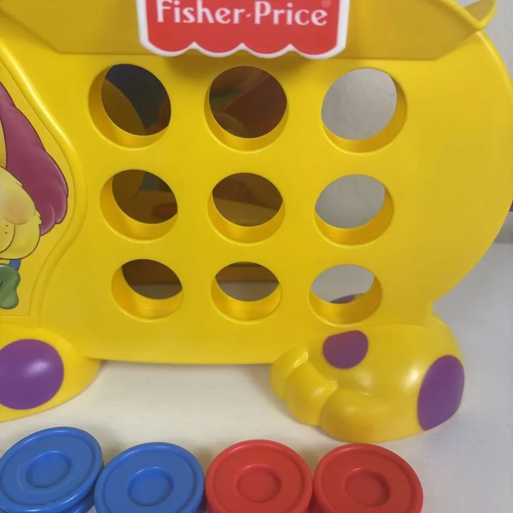 Vintage 1994 Tic Tac Tony Fisher Price Games Preschool Complete 12 Tokens